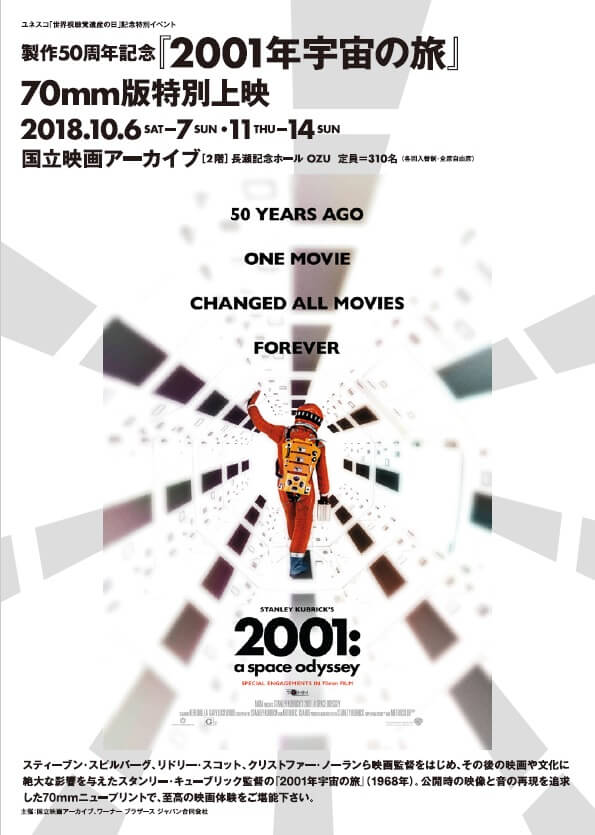 2001年 宇宙の旅　公開50周年へ